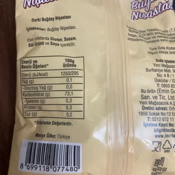 A101 Dorbi Marka Nişasta Yanmış Plastik Kokuyor