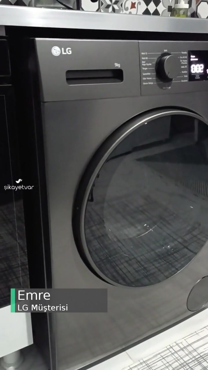 LG 9 Kg Çamaşır Makinesi Ses Ve Sensör Sorunu videonun kapak resmi