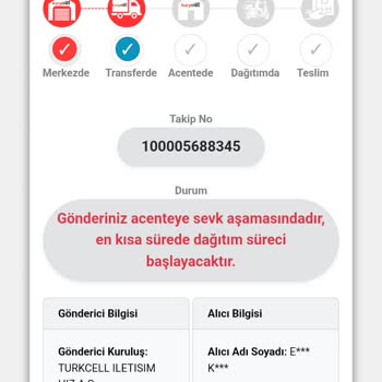 Ürün Dağıtımda Kalıyor, Kuryenet Bilgisiz, Turkcell İletişim Kuramıyor