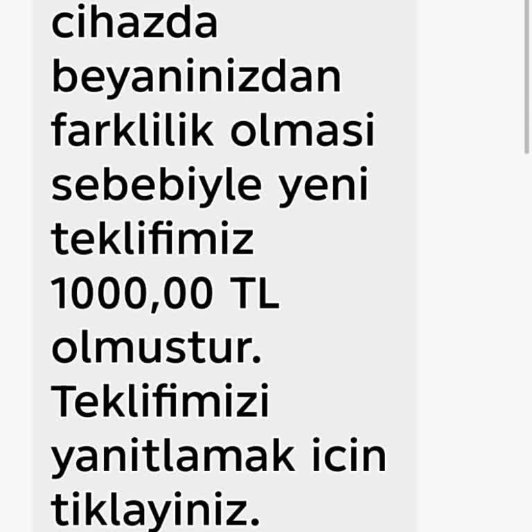 Yanıltıcı Teklif Değişikliği 5.000 TL’den 1.000 TL’ye Düşürülmesi