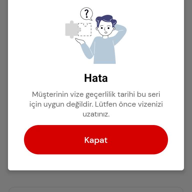 Geçerli Vizeye Rağmen Kombine Yenileme İşlemi Engellendi