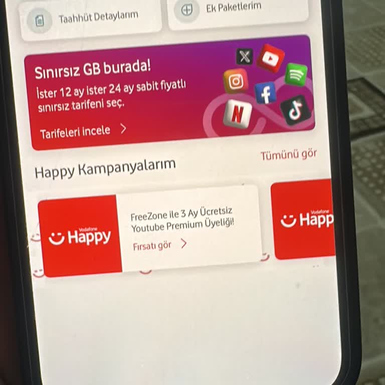 Vodafone Tarife Değişikliği Sonrası Yanıltıcı Bilgilendirme Ve 600 TL Fatura