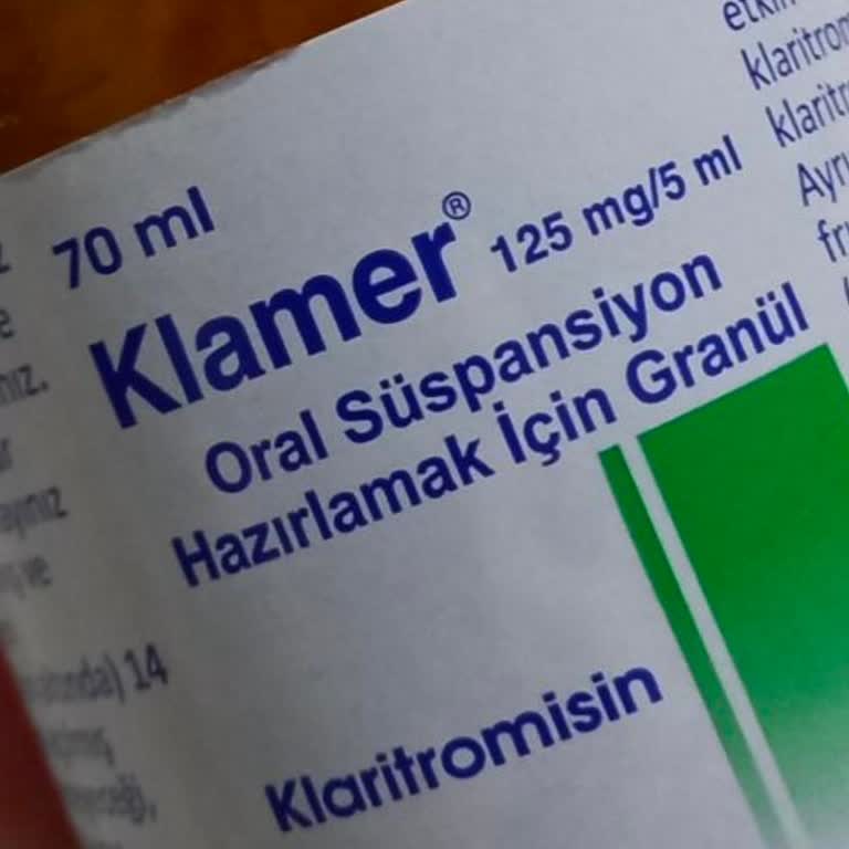 Klamer İlaç Suda Erimiyor