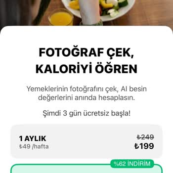 Kilo: Ai Kalori Hesaplama Hesabımdaki Teknik Sorun
