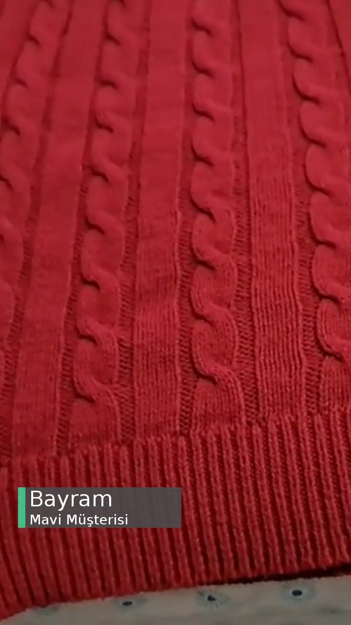 Mavi Markalı Kazak İlk Yıkamada Genişledi videonun kapak resmi