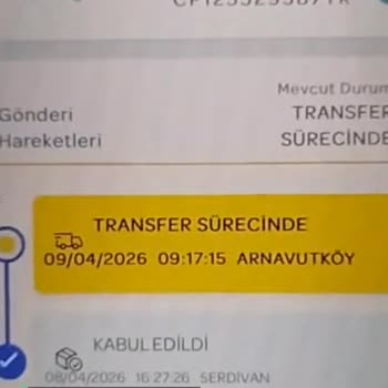 Uluslararası PTT Kargo'dan Şikayetim Var