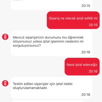 Teslim Edilmediği Görünen Sipariş İçin İade Ve Özür Talebi