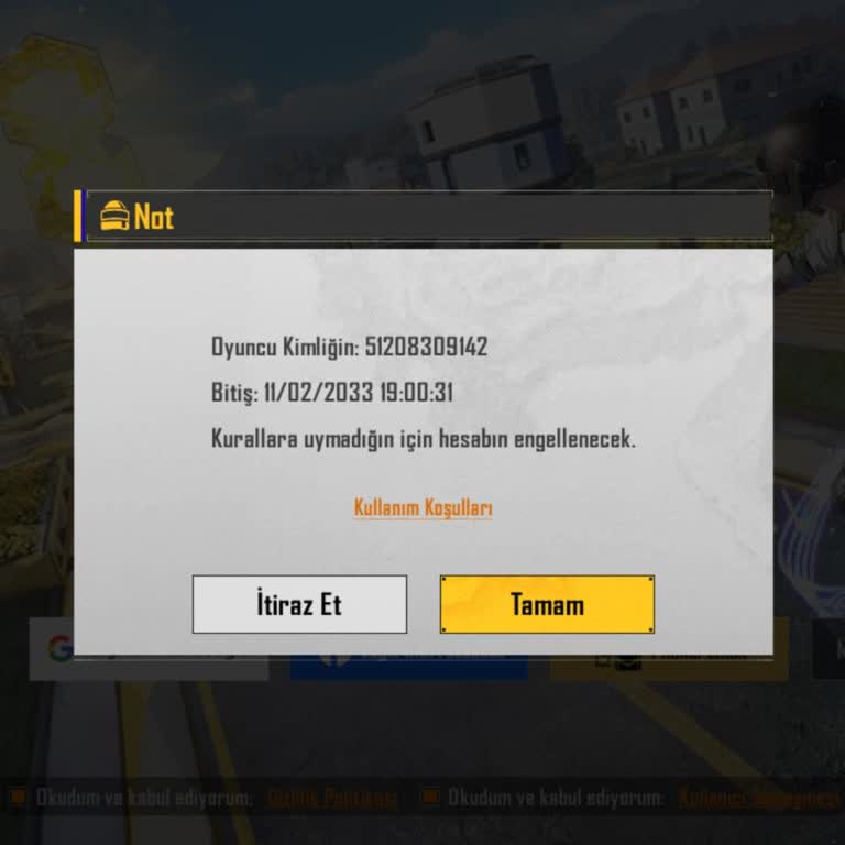 Haksız Ban Ve Hesabımın Çalınma Girişiminden Dolayı Kaldırılmasını Talep Ediyorum