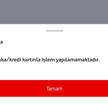 Bankamdan Vodafone Pay Sanal Karta Para Gönderemiyorum