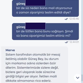 Teslim Edilmediği Gösterilen Kargo Ve Hızlı Jet Hatası