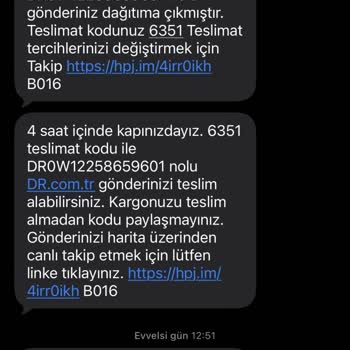 Teslim Edilmediği Gösterilen Kargo Ve Hızlı Jet Hatası