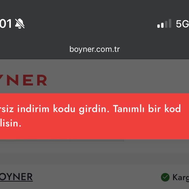 Boyner Online’da Pluxee İndirim Kodu Kullanılamıyor