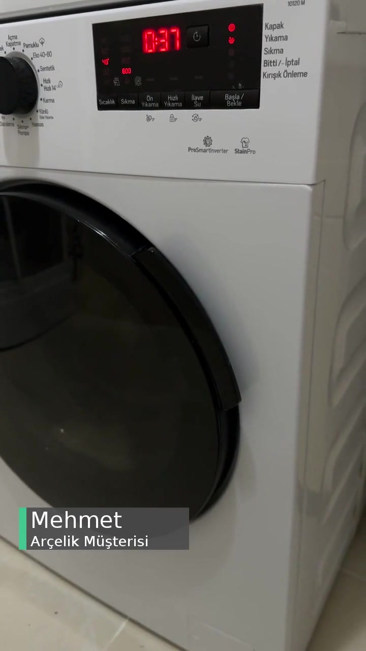 Arçelik Çamaşır Makinesi Ses Yapıyor videonun kapak resmi