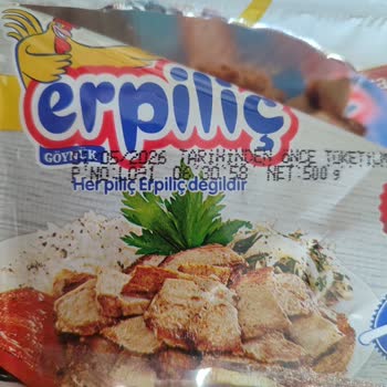 Erpiliç Tavuk Dönerinde Beyaz Pütürler Ve Yapış Yapış Doku Üzerine Şikayet