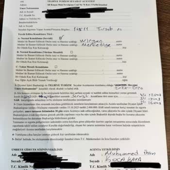 Telbiye Turizm Umre Turunda Sözlenen Uçuş, Transfer Ve Otel Hizmetlerinin Sağlanmaması
