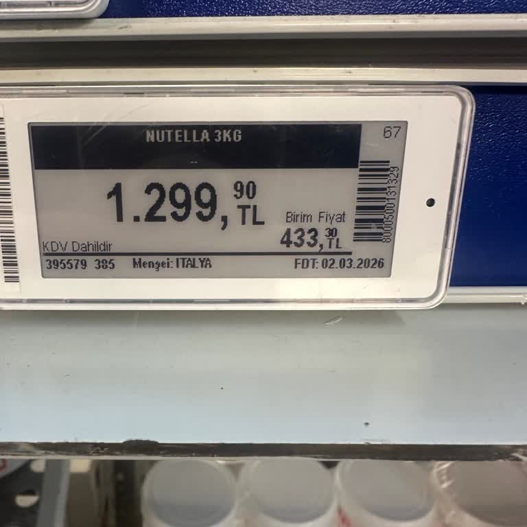 İzmit Metro Market’te Çok Al Az Öde Sloganı Yanıltıcı Nutella Fiyatlandırması