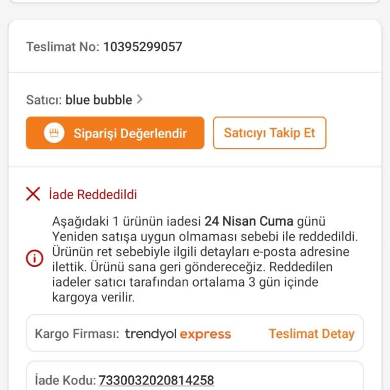 Satıcının Asılsız İddiaları Ve Trendyol’un Müşteri Koruması Eksikliği