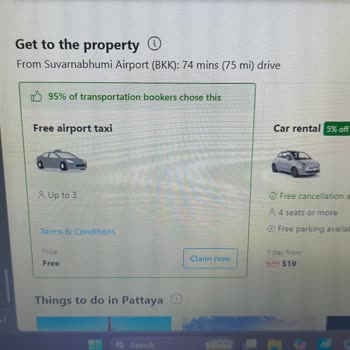 Booking.com Free Airport Transfer Not Honored at Sutus Court 3