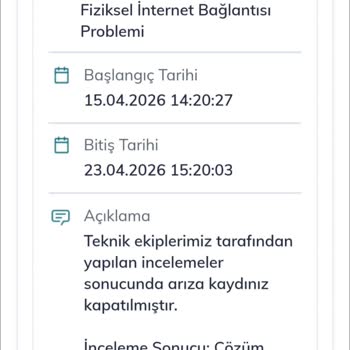 Fiber İnternet Kesintisi Ve Arıza Kaydının Yanıltıcı Kapatılması