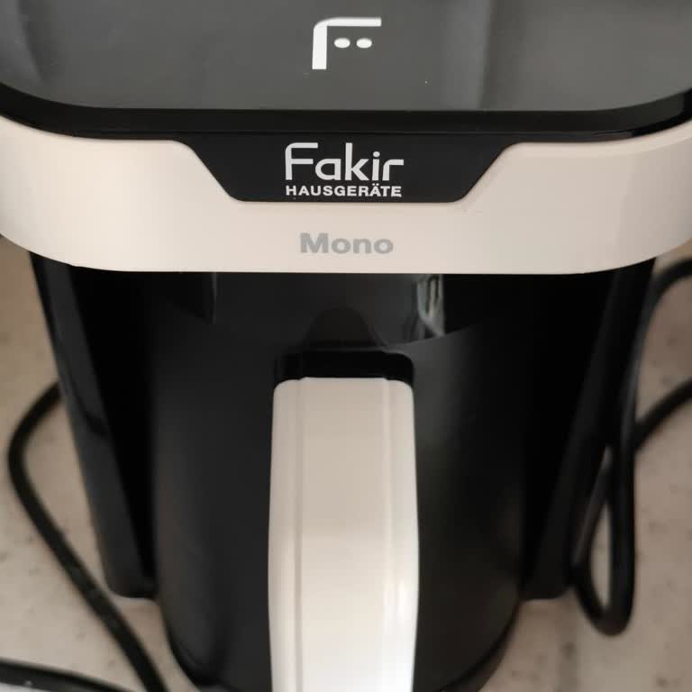 Fakir Mono Kahve Makinesinde Sürekli Kaynama Ve Köpüksüz, Acı Kahve Sorunu