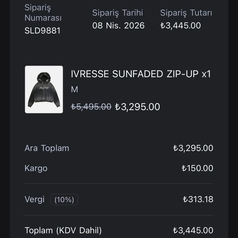 Sloid Bruises Mağazasından Uzun Süreli Kargo Gecikmesi Ve Cevapsız İletişim