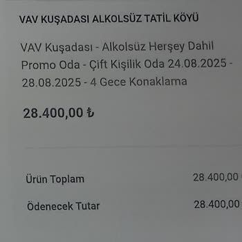 Vav Hotel Kuşadası Sahte Otel Rezervasyonu Ve Ödeme Sorunu