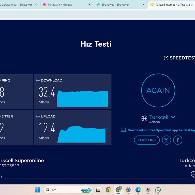Superonline 50 Mbps Paketimde Sürekli 10-13 Mbps Hız Sorunu