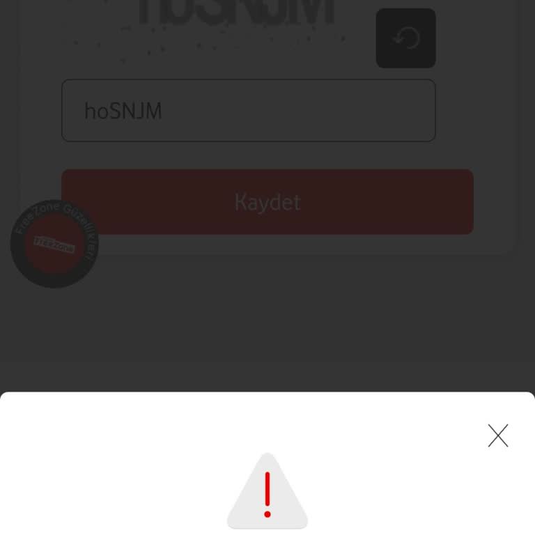 FreeZone Kullanıcı Tanımlama İşlemi Başarısız, Kampanya Avantajları Kullanılamıyor
