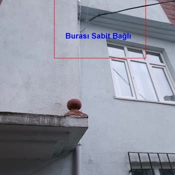 YEDAŞ Fatsa’da Direkte Sarkan Elektrik Kablosu Yangın Ve Can Güvenliği Tehdidi