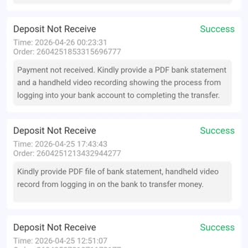 BDG Game Deposit Not Credited After FamPay Payment