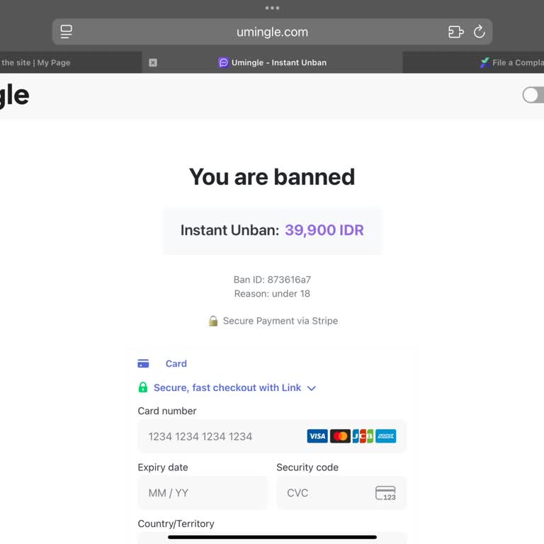 Umingle Not Working Due to Unexpected Device Ban