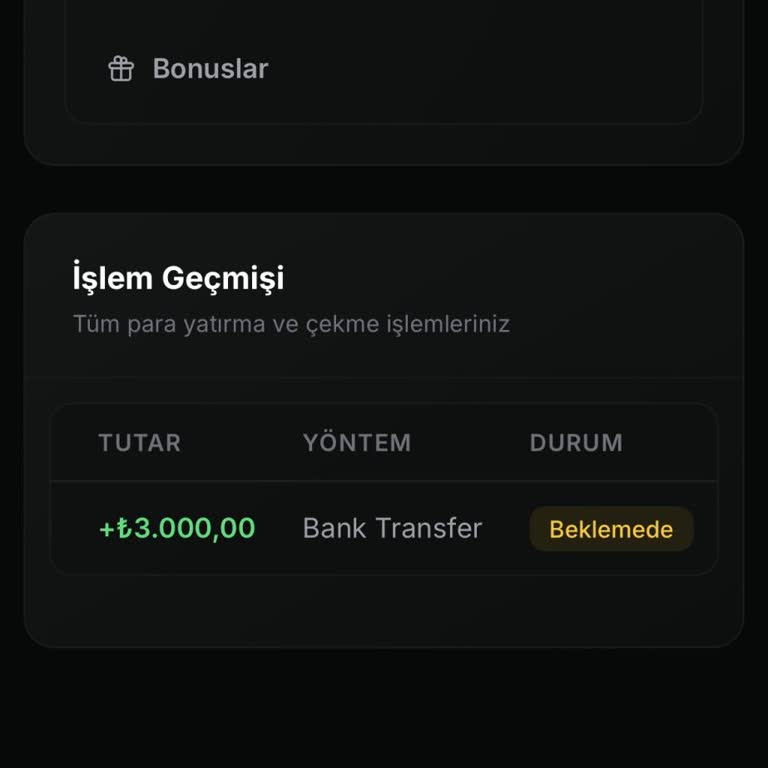 Deneme Bonusunu Tamamladım, Yatırım Onayı Ve Çekim Haklarım Onay Bekliyor