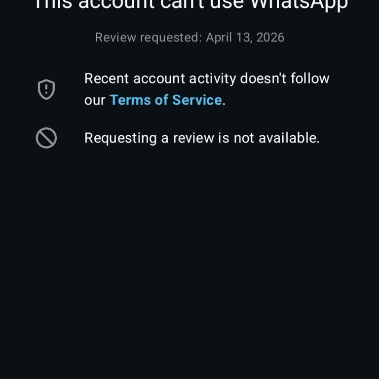 WhatsApp Account Banned After Login on New Device Infinix Hot 50i