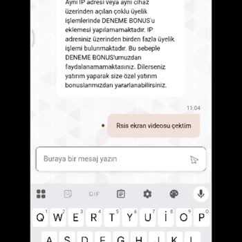 Deneme Bonusu Çekim Talebim Çoklu Üyelik İddiası Nedeniyle Reddedildi