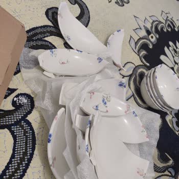 Kırık Gelen 4 Tabak Ve Çorba Kasesi İçin Ücretsiz Değişim İsteği