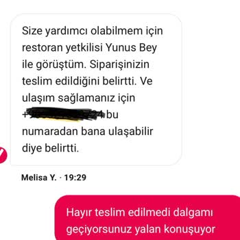 Yemeksepeti Delivery Issue Paid Order Not Delivered