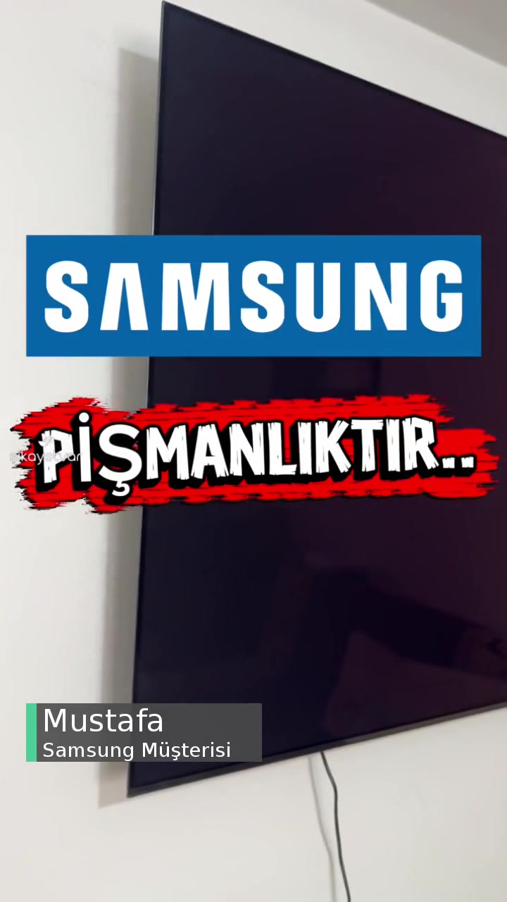 Samsung Kurulumda TV'mi Çizdi Uyduyu Bozdu! videonun kapak resmi