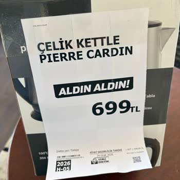 A101 Pierre Cardin Çelik Su Isıtıcıda Hızlı Paslanma Ve Çözüm Sunulmuyor