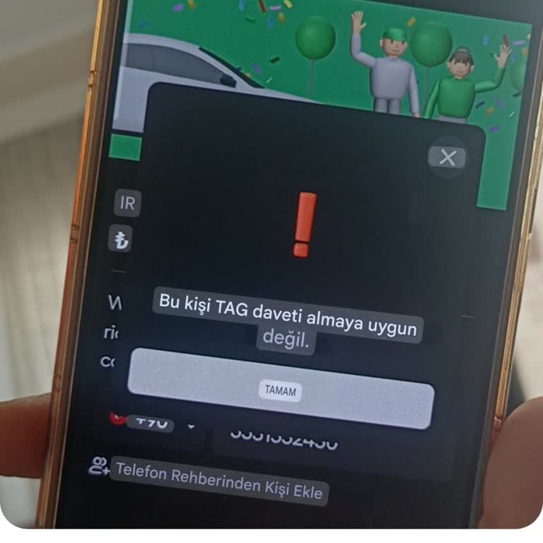 Martı Uygulamasında Tag Daveti Engeli Açıklama Ve Kaldırma Talebi