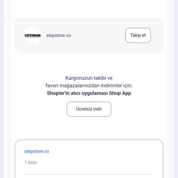 Stepstoretr Siparişim Gönderilmedi, Takip Bilgisi Yok Ve İade Talebim