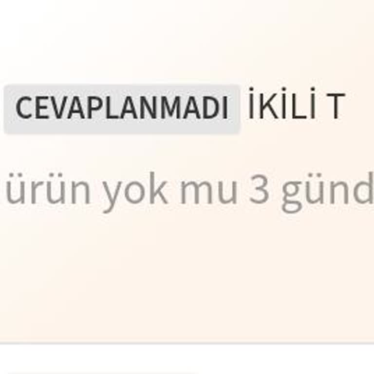 Olmayan Ürün Satışı Ve Cevapsız Müşteri Hizmetleri