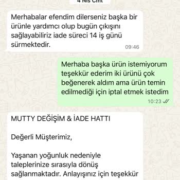 Sipariş Edilen Elbiseler Gönderilmedi Ve İade İşlemi Gecikti