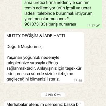 Sipariş Edilen Elbiseler Gönderilmedi Ve İade İşlemi Gecikti