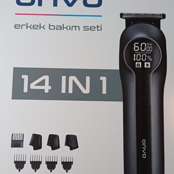 Onvo 1200 Erkek Bakım Seti Eğri Başlık Saç Ve Sakal Düz Kesmiyor