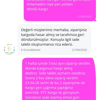 Satıcı Tarafından Tekrarlanan Geri Çağırmalar Ve N11’in Yetersiz Çözüm Yaklaşımı