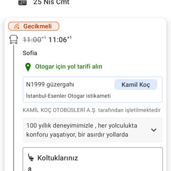 Flixbus Kamil Koç Şikayeti