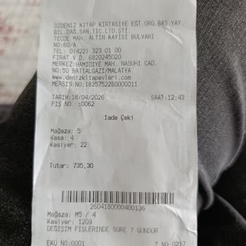 Deniz Kitabevleri Kullanmadığım Para İçin Mağdur Edilmiş Oluyorum