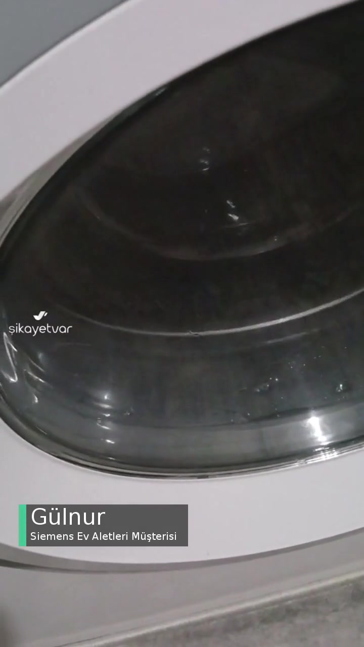Siemens Makine Çok Sesli Çalışıyor Ve Giysilerde Koku Var! videonun kapak resmi