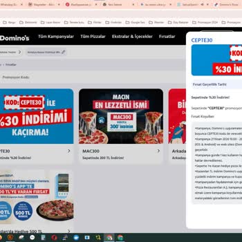 Domino's Pizza Yanıltıcı %30 İndirim Ve Saygısız Müşteri Temsilcisi