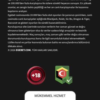 Egebet ve Bağlı Sitelerde Oyunlar ve Düşük Ödemeler Nedeniyle Büyük Kayıplar